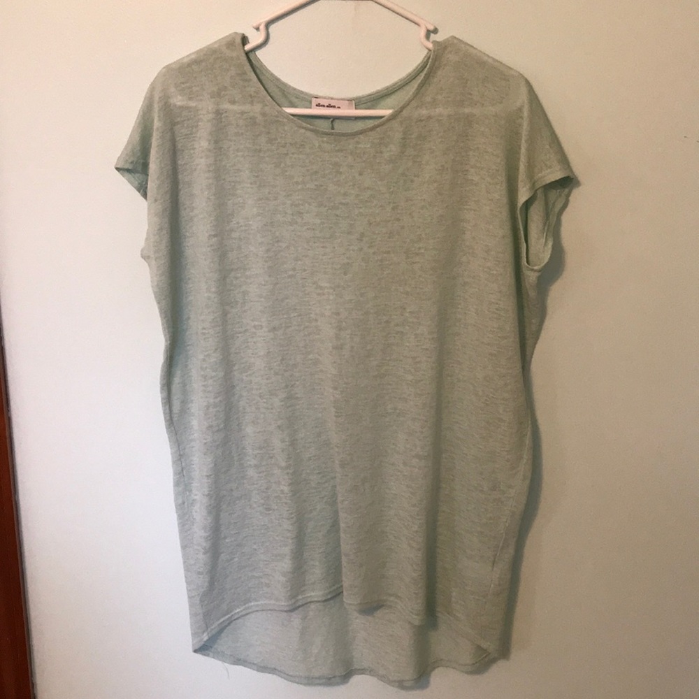 Over sized t shirt and cover up